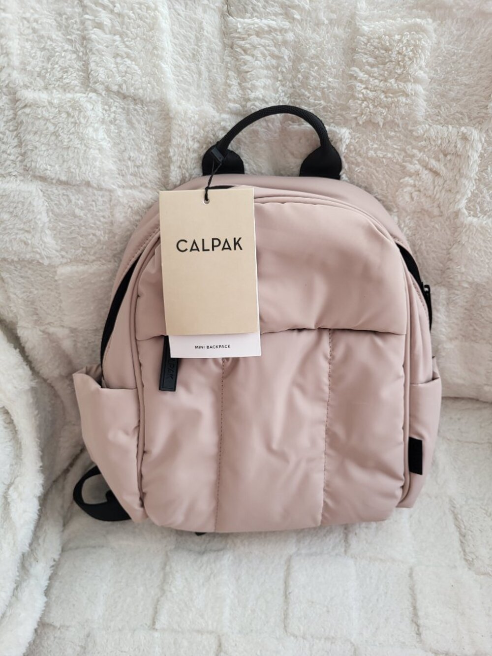 CALPAK Luka Mini Backpack in Rose Quartz, NWT